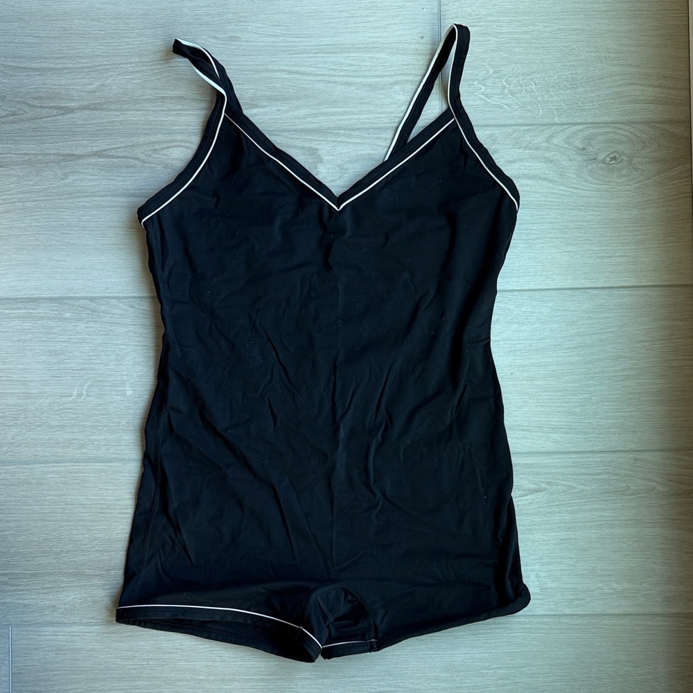 SET Active black one-piece bodysuit / jumpsuit, size XL